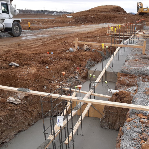 active construction site for new Publix at Windsong