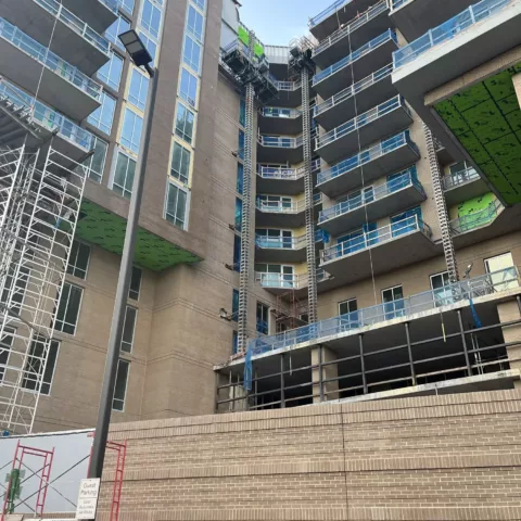 commercial building under construction