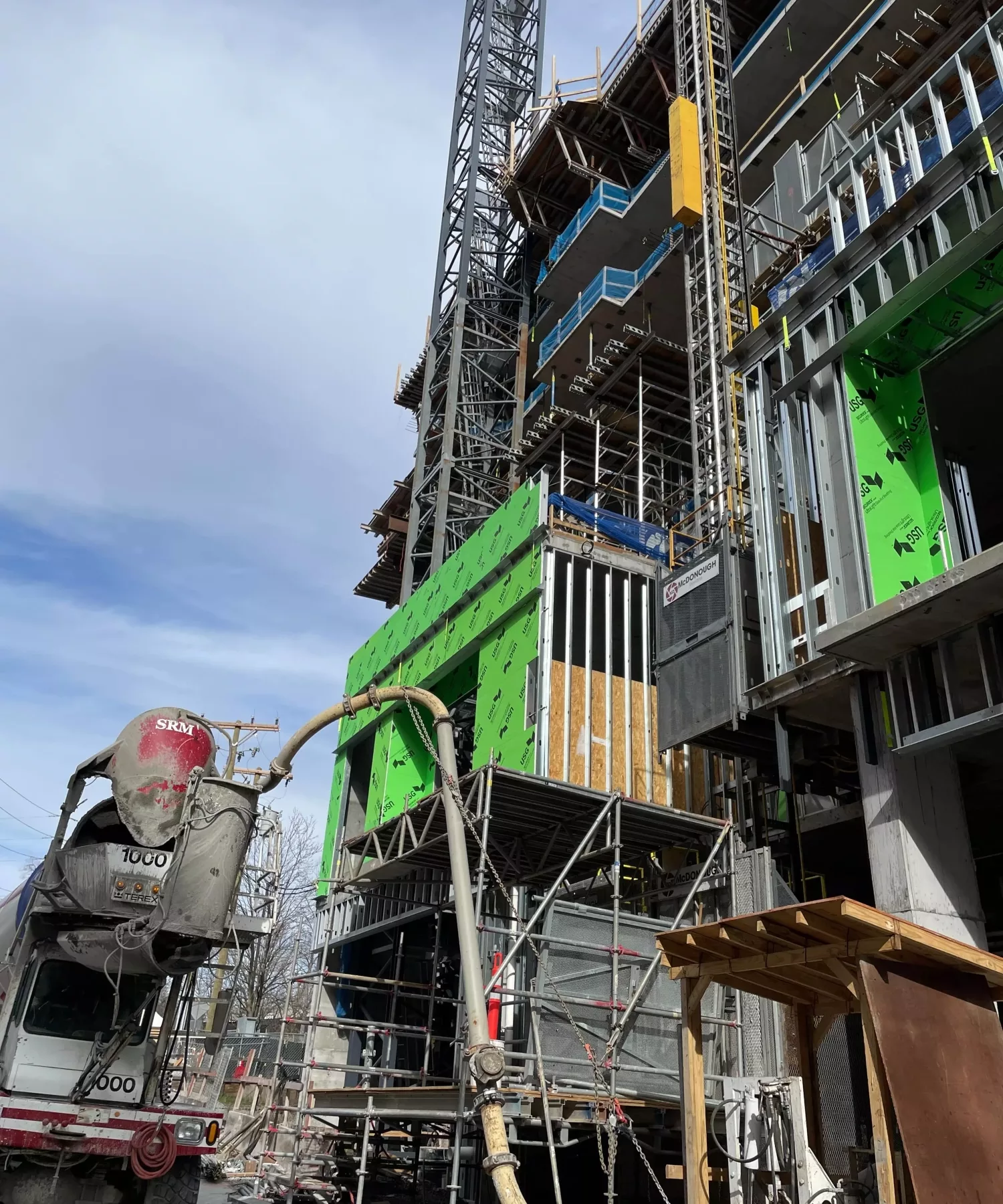 commercial building under construction in nashville