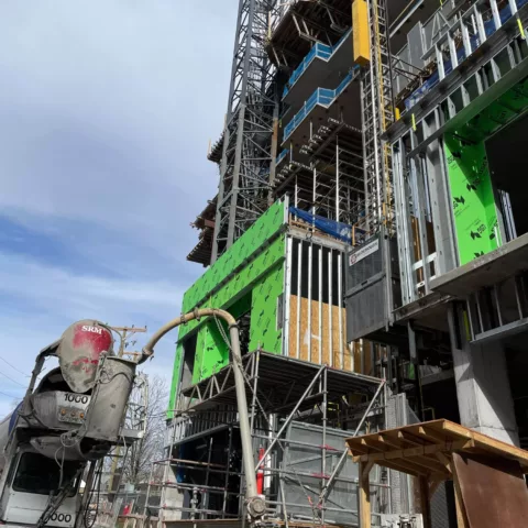 commercial building under construction in nashville